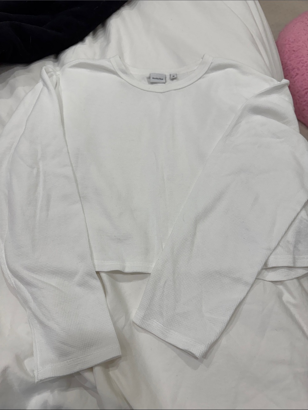 Aritzia- Sunday Best cropped thermal size medium